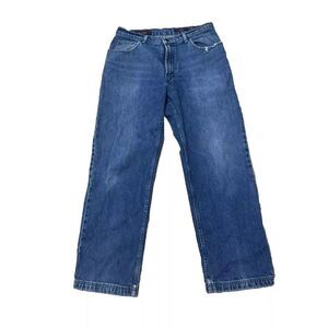 NORDSTROM Jeans Men 33x30 Blue Wash Straight Wide Preppy Vintage Denim Canada